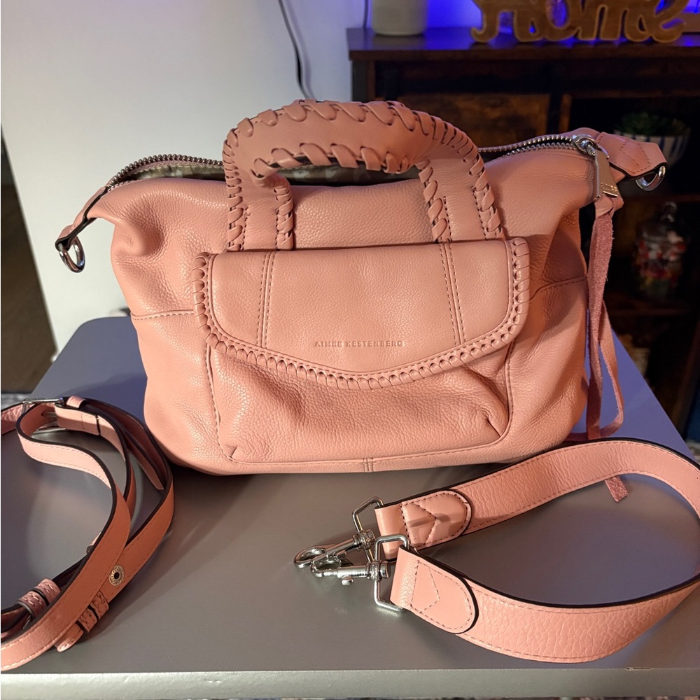 Aimee Kestenberg Pink Leather Purse